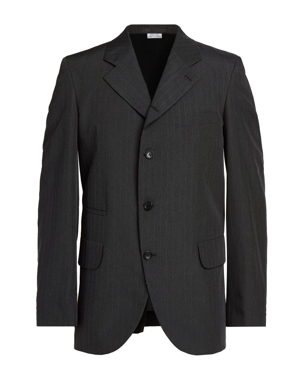 Comme des Garçons Black Charcoal Blazer Polyester for men
