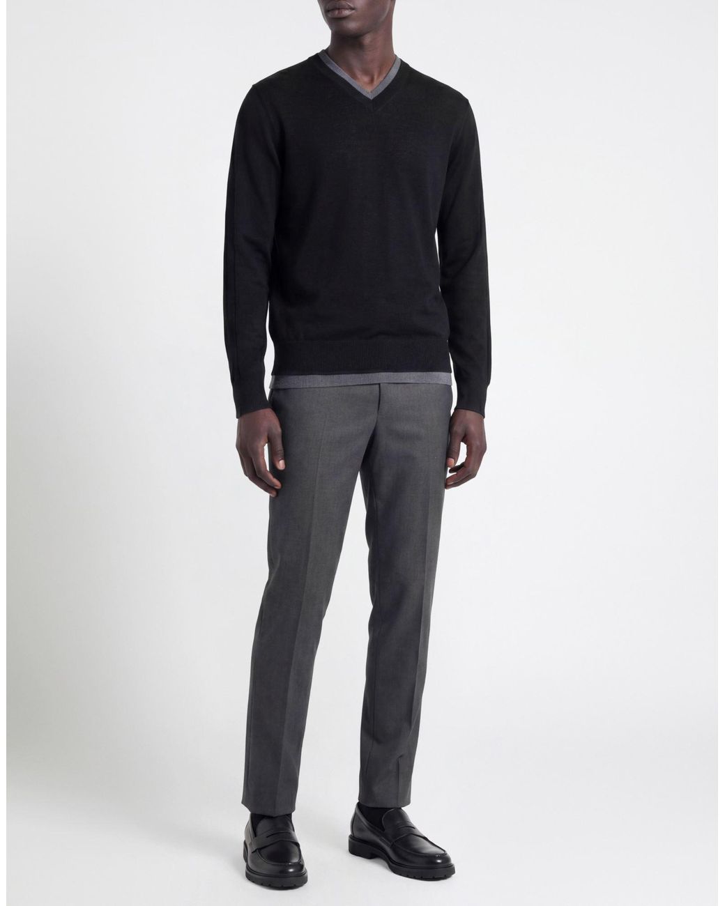 Paolo Pecora Black Jumper for men