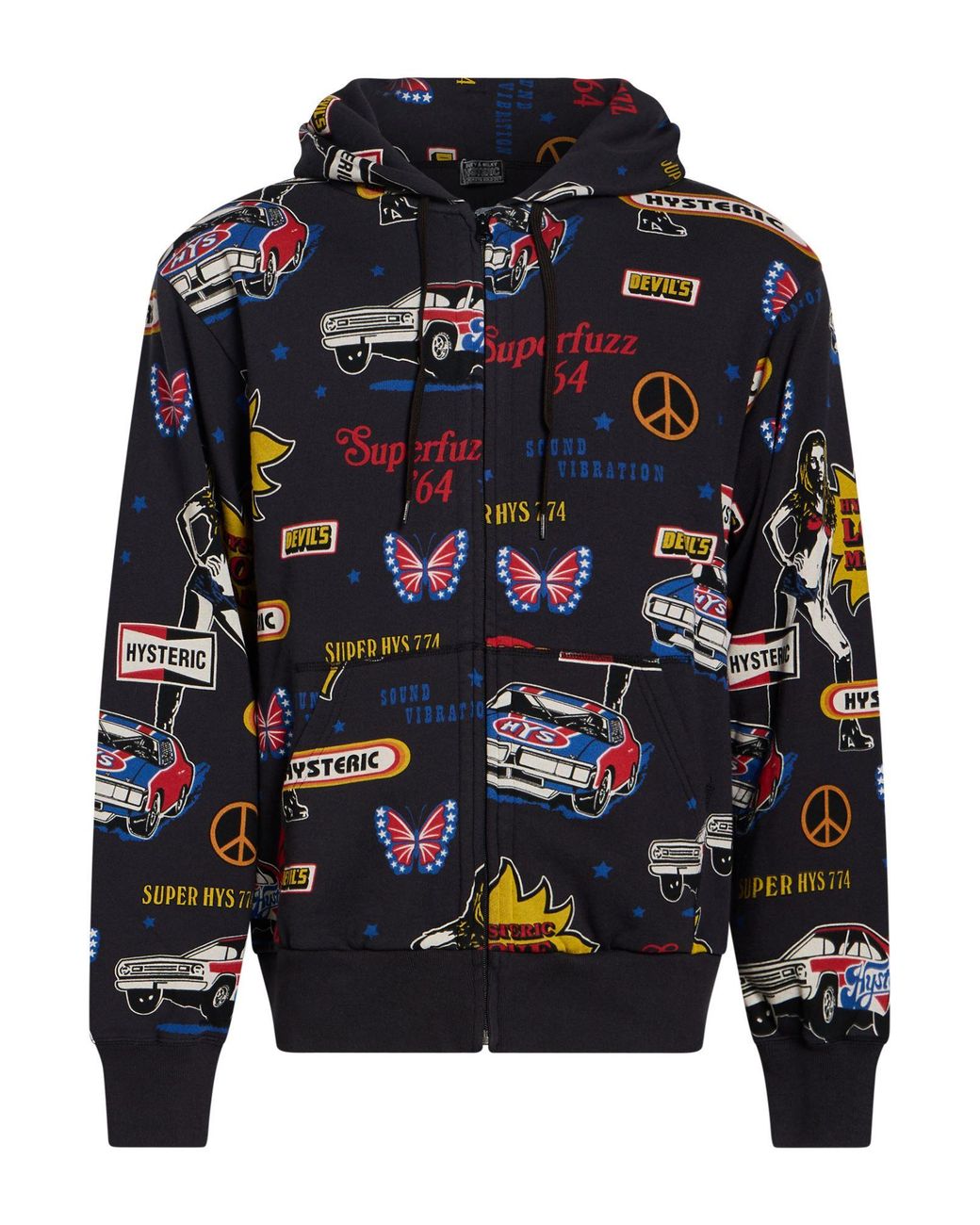 Hysteric Glamour Blue Sweatshirt Cotton for men