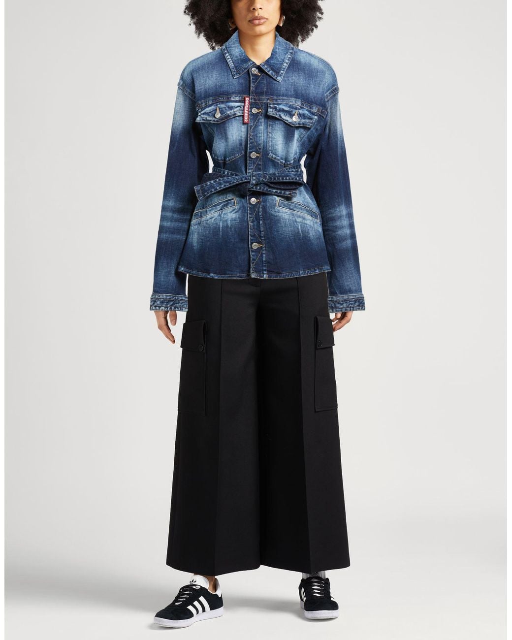 DSquared² Blue Denim Outerwear