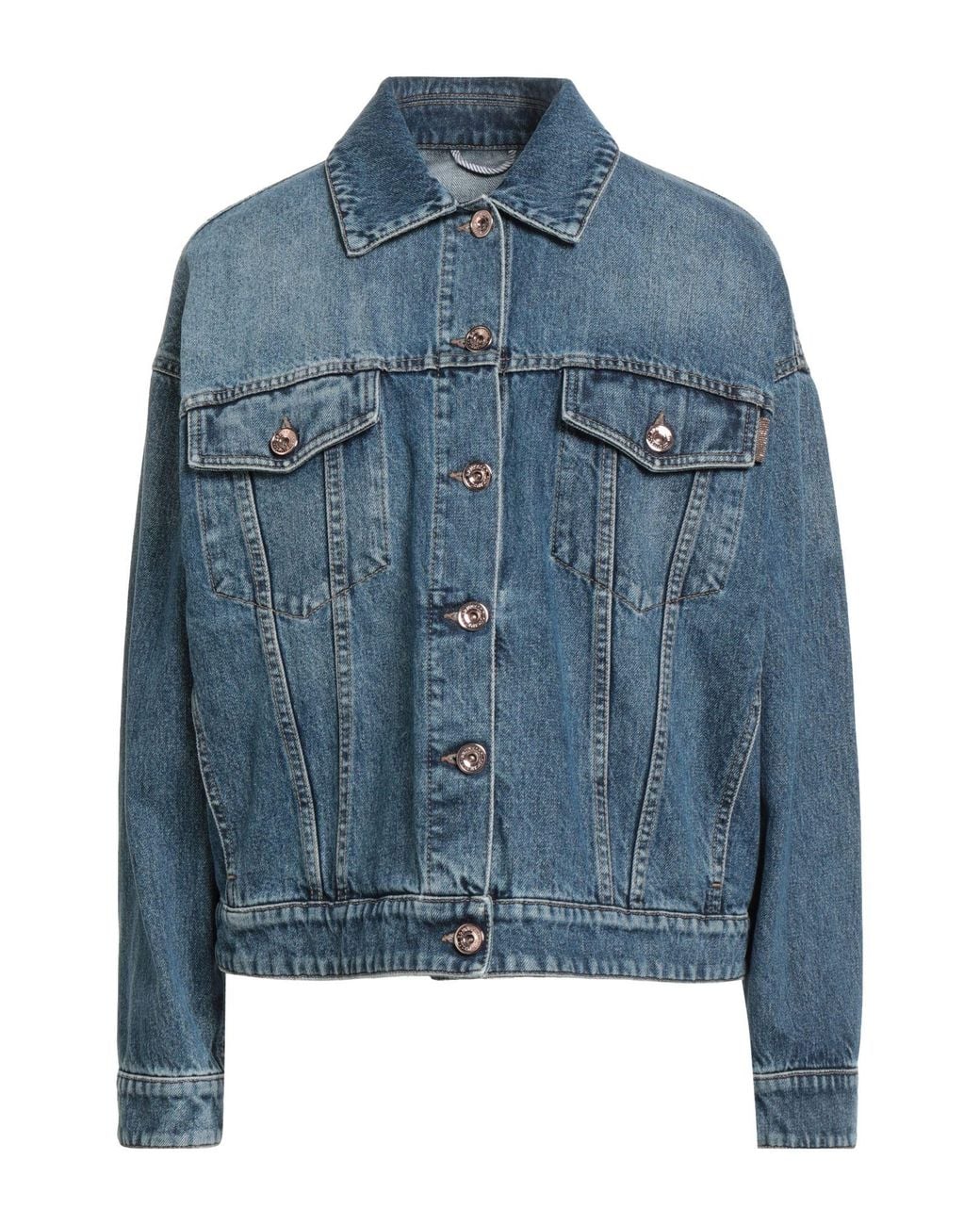 Brunello Cucinelli Blue Denim Outerwear