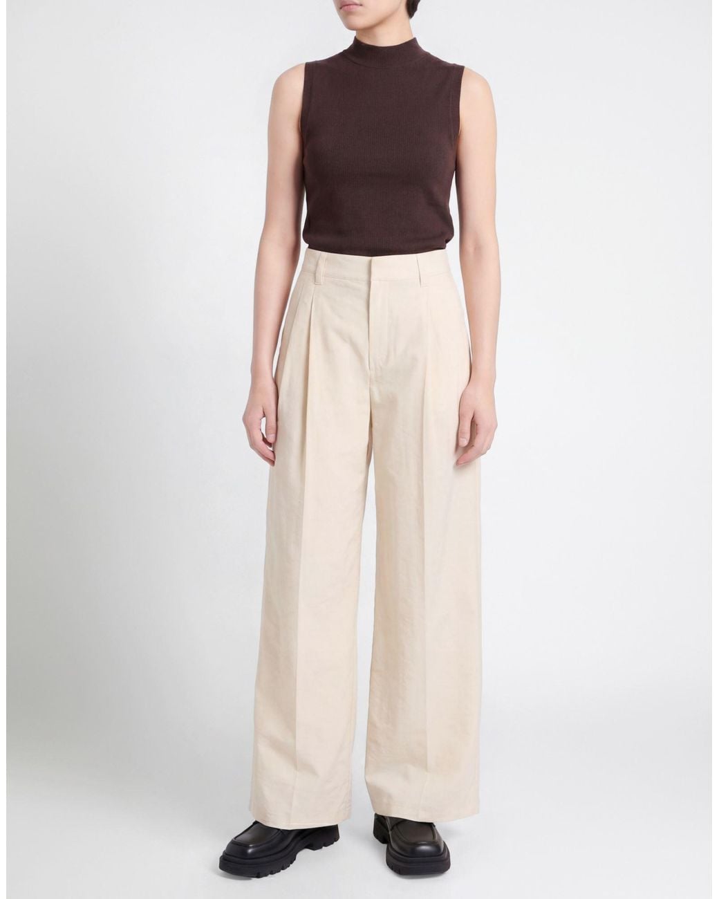 Brunello Cucinelli White Trouser