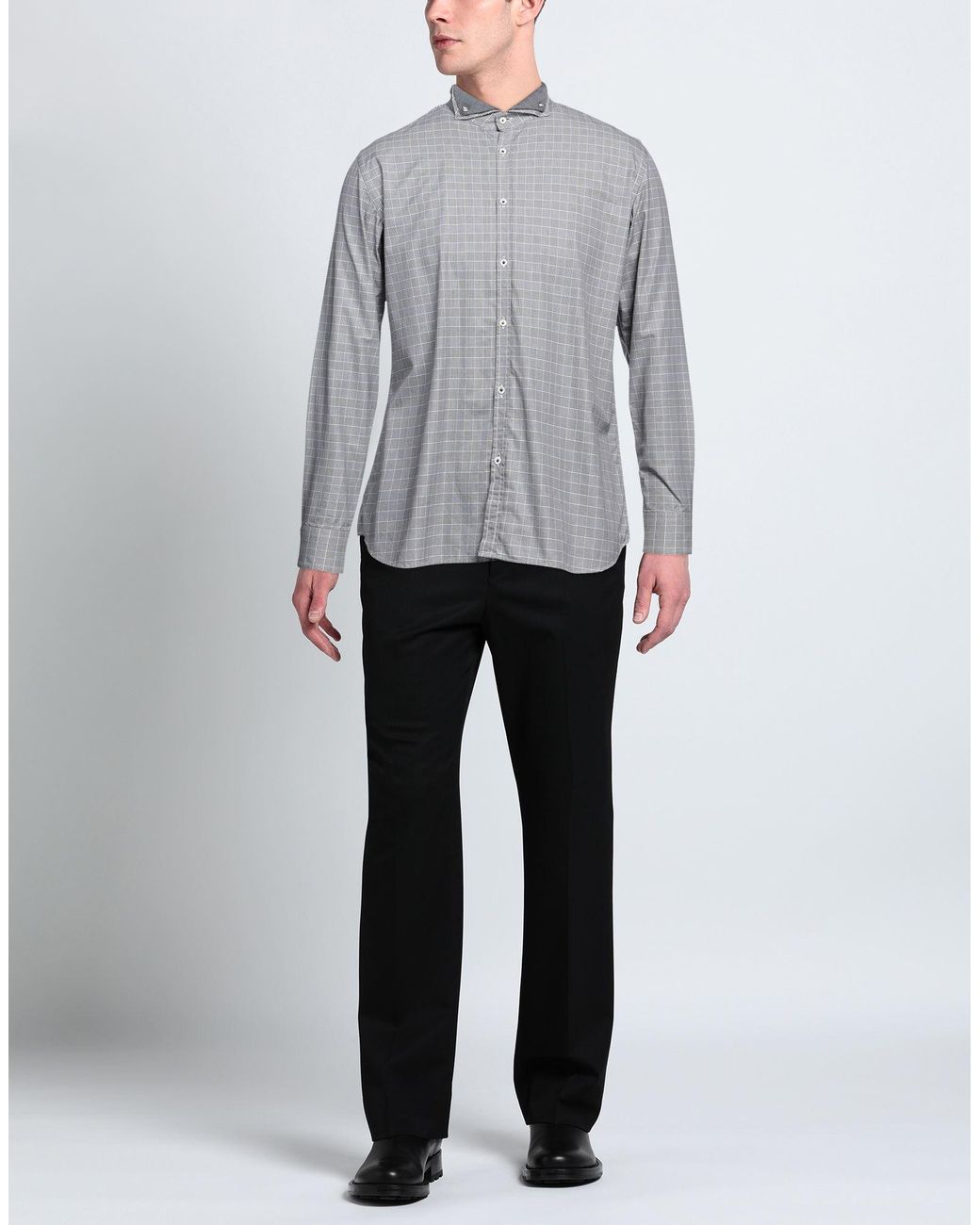 Aglini Gray Shirt for men