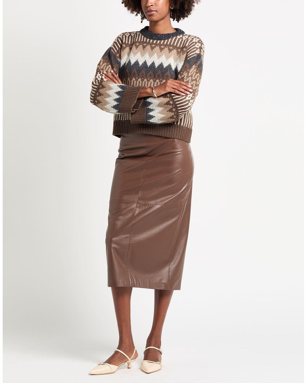 Pullover Brunello Cucinelli en coloris Brown
