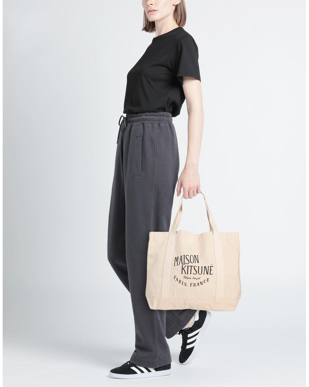 Maison Kitsuné Natural Handbag
