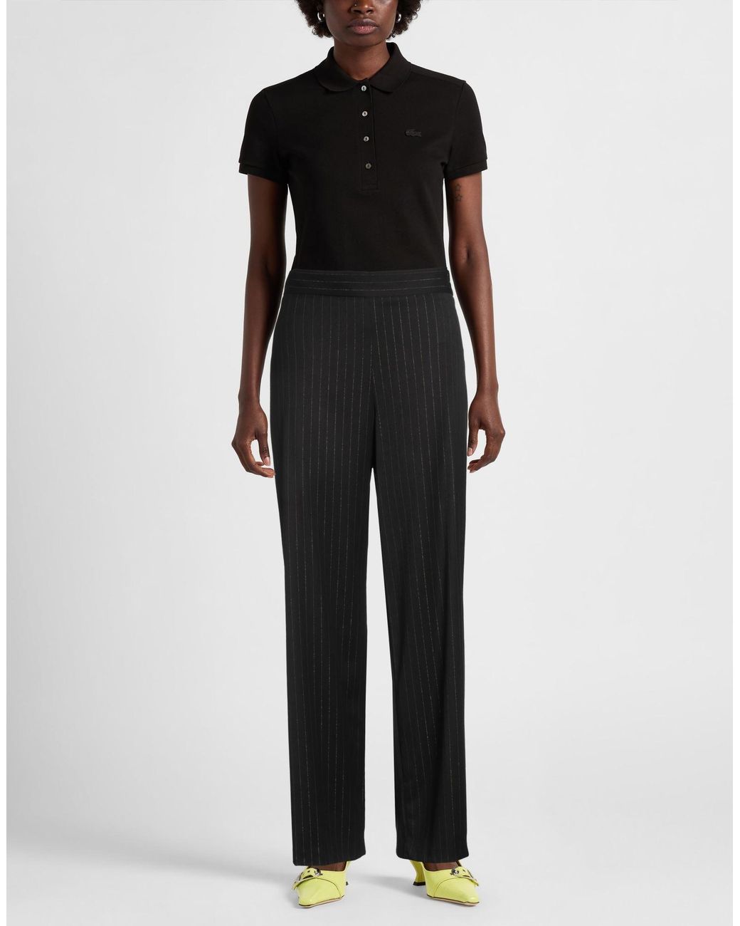 Kocca Black Pants Polyester, Viscose, Elastane