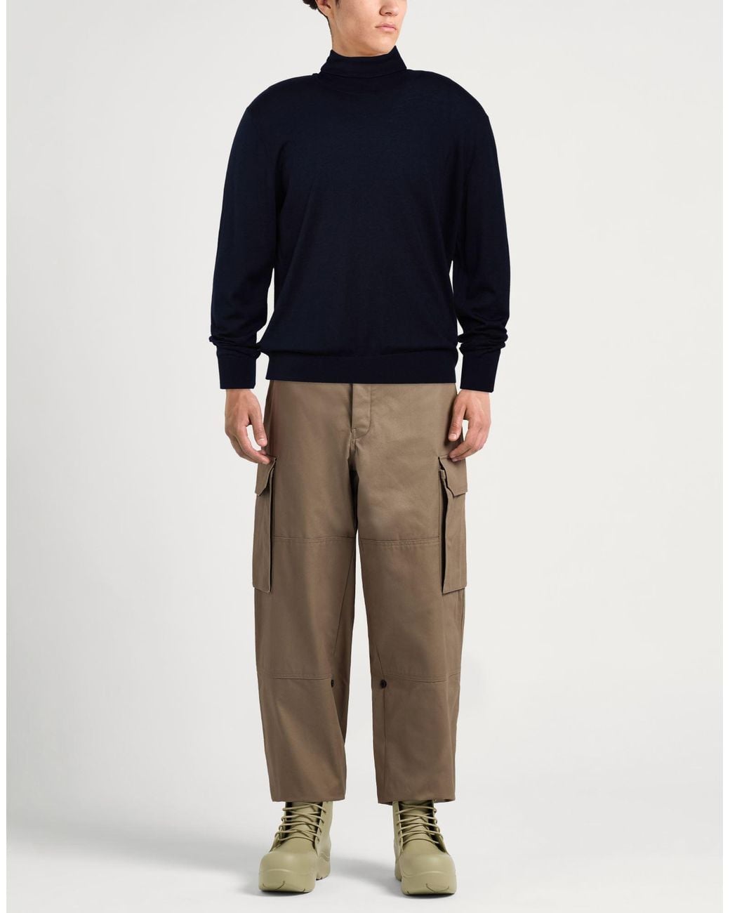 Dries Van Noten Blue Turtleneck for men