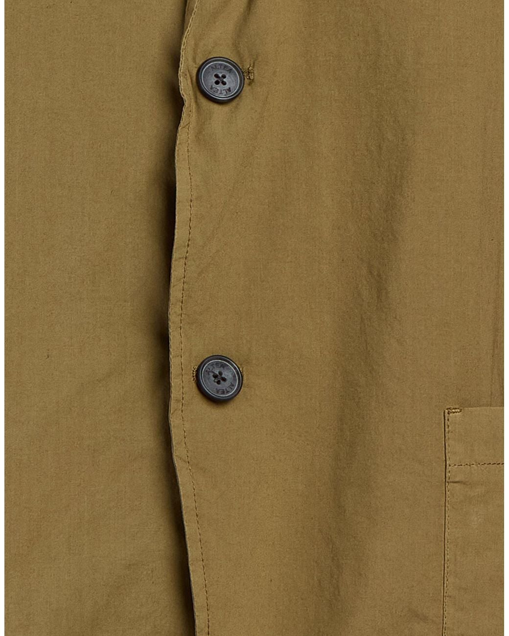Altea Green Blazer Cotton, Elastane for men