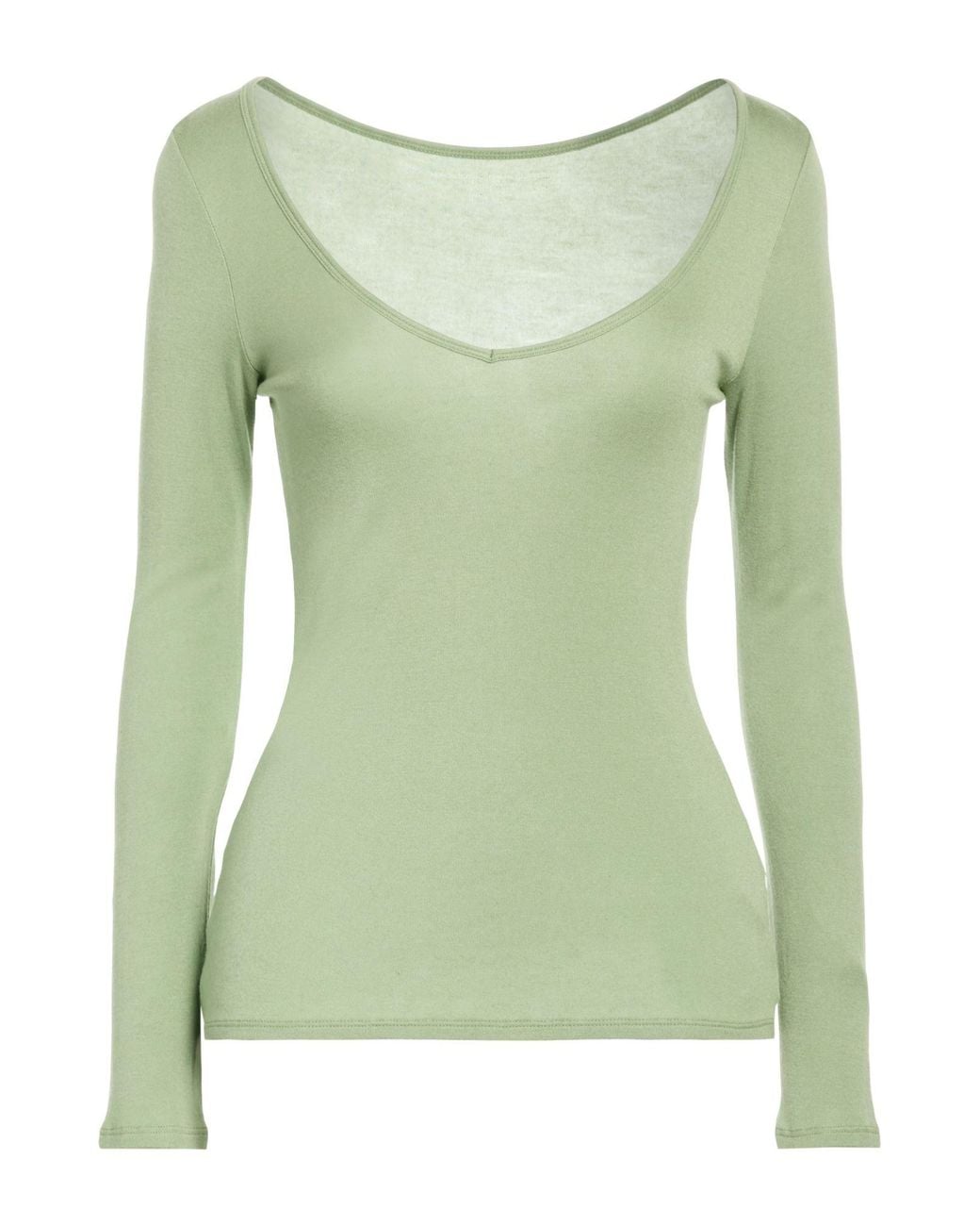 Majestic Filatures Green T-Shirt Modal, Elastane