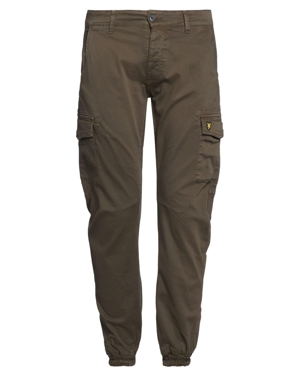 Lyle & Scott Gray Pants Cotton, Elastane for men