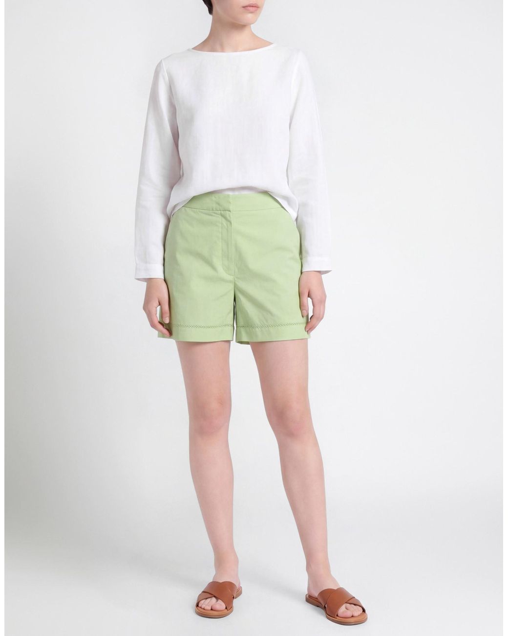 Theory Green Shorts & Bermuda Shorts