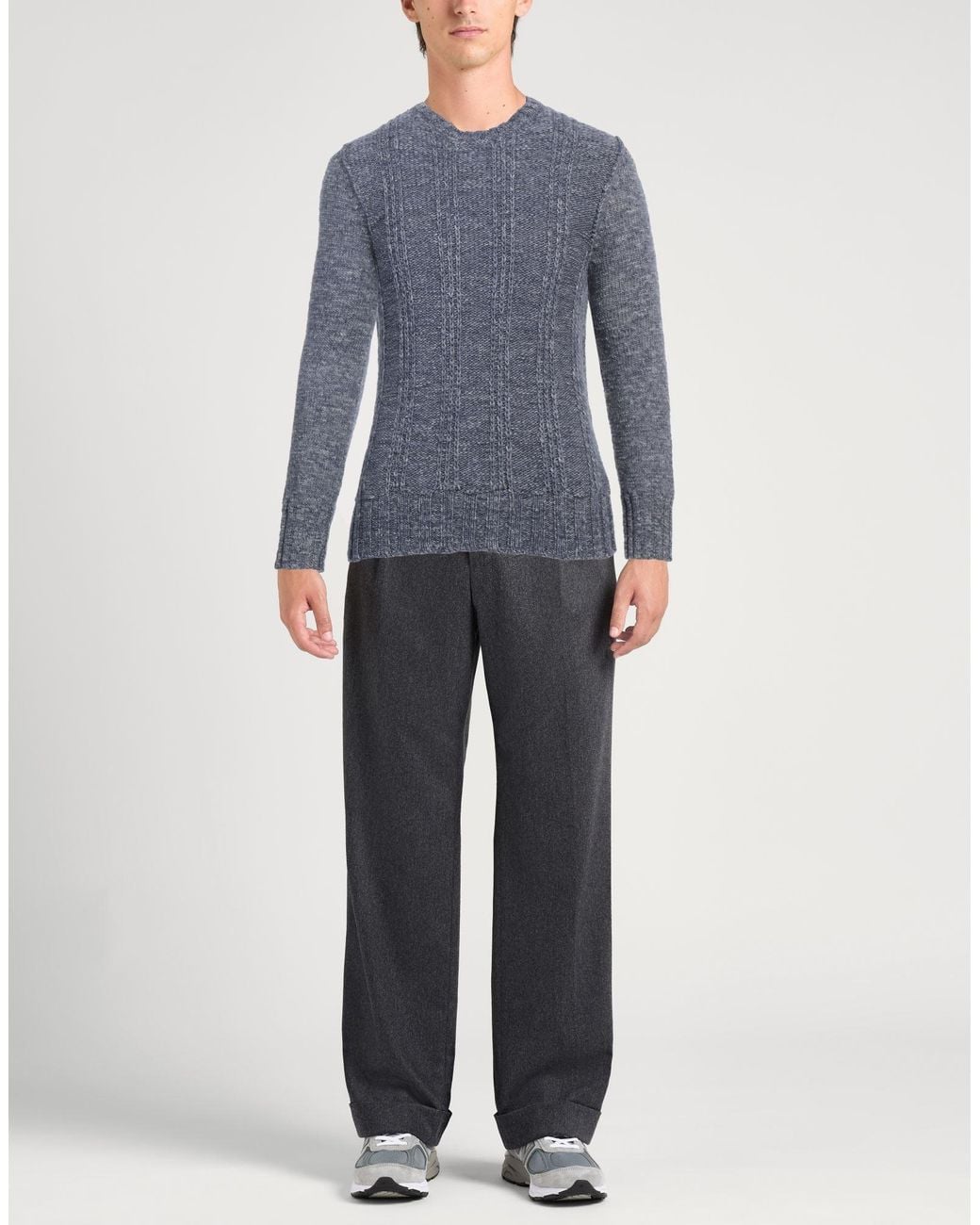 Messagerie Blue Sweater Wool for men