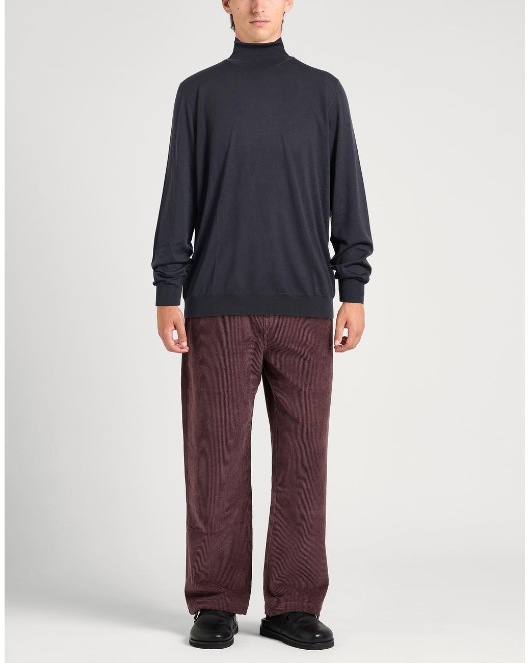 Drumohr Blue Turtleneck for men