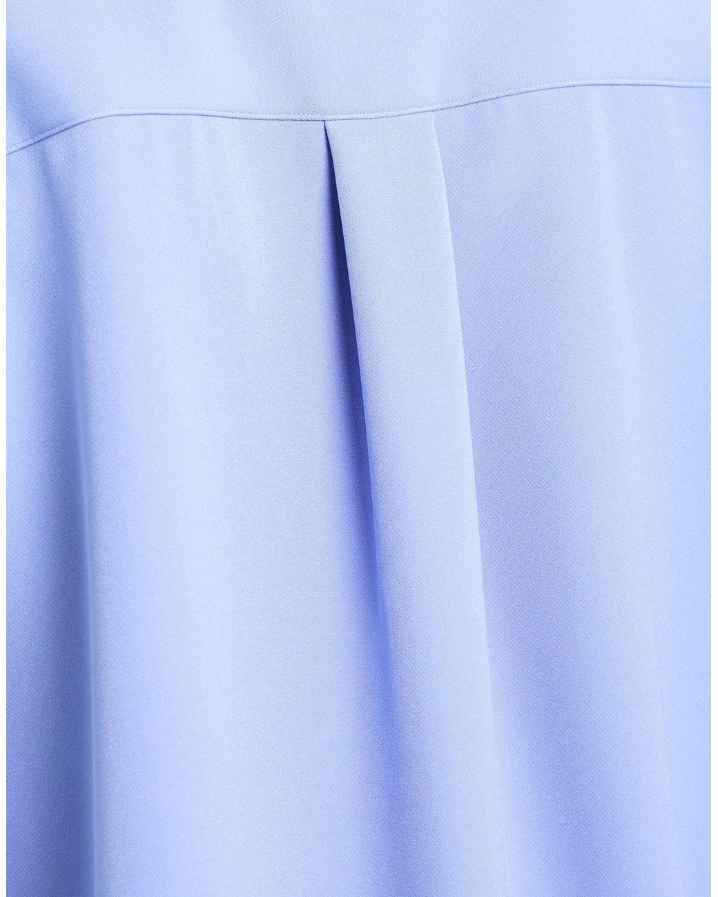 Robert Friedman Blue Lilac Midi Dress Polyester, Elastane