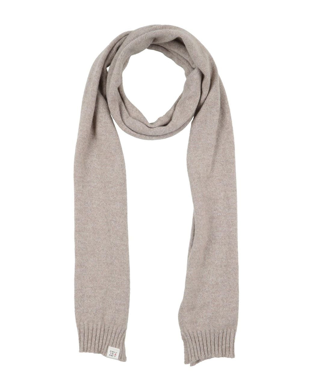 Peuterey White Scarf Wool, Cashmere