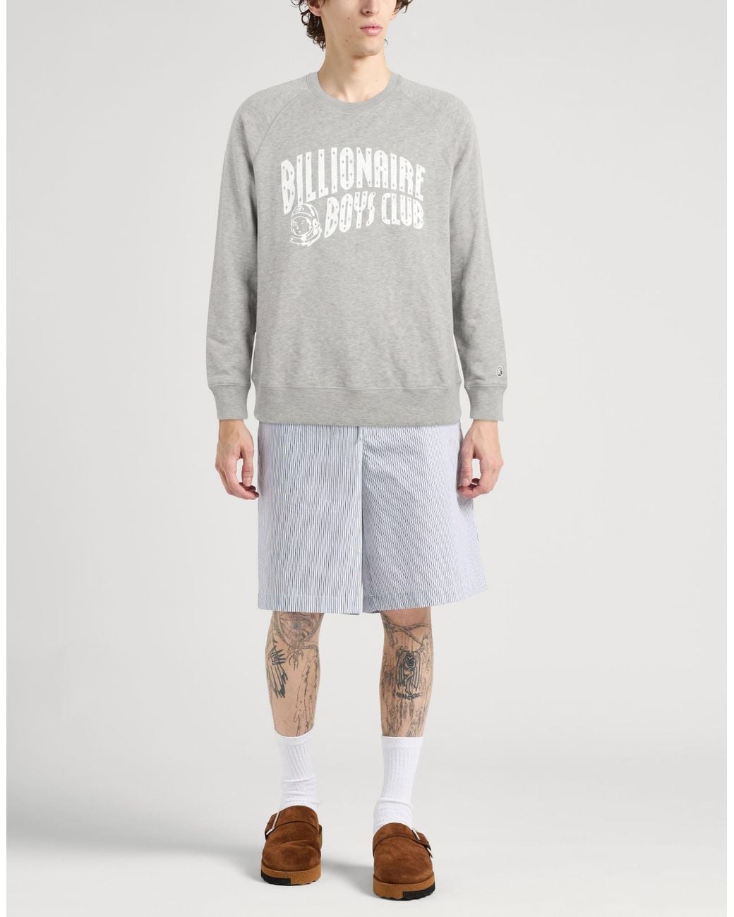 BBCICECREAM Gray Sweatshirts for men