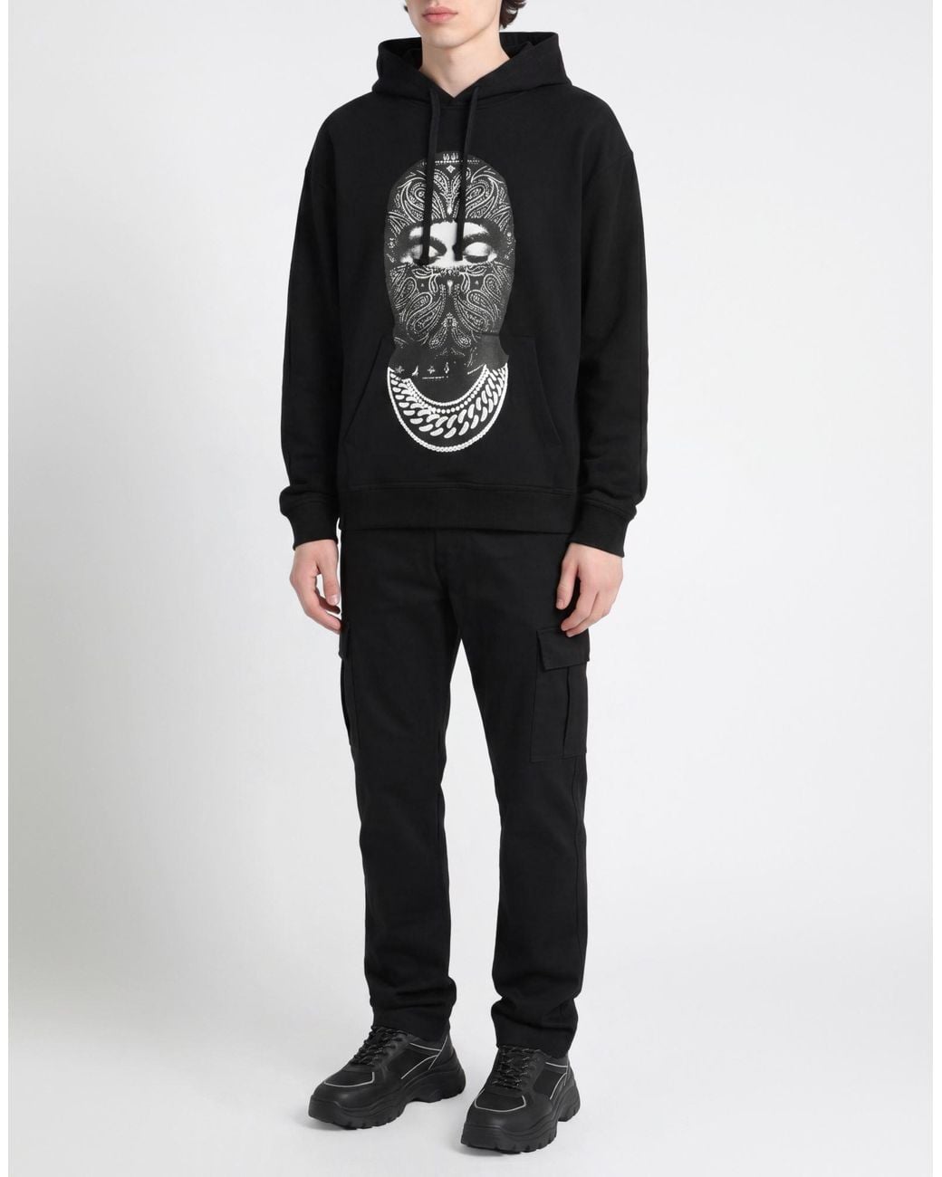 Ih Nom Uh Nit Black Sweatshirt Cotton for men