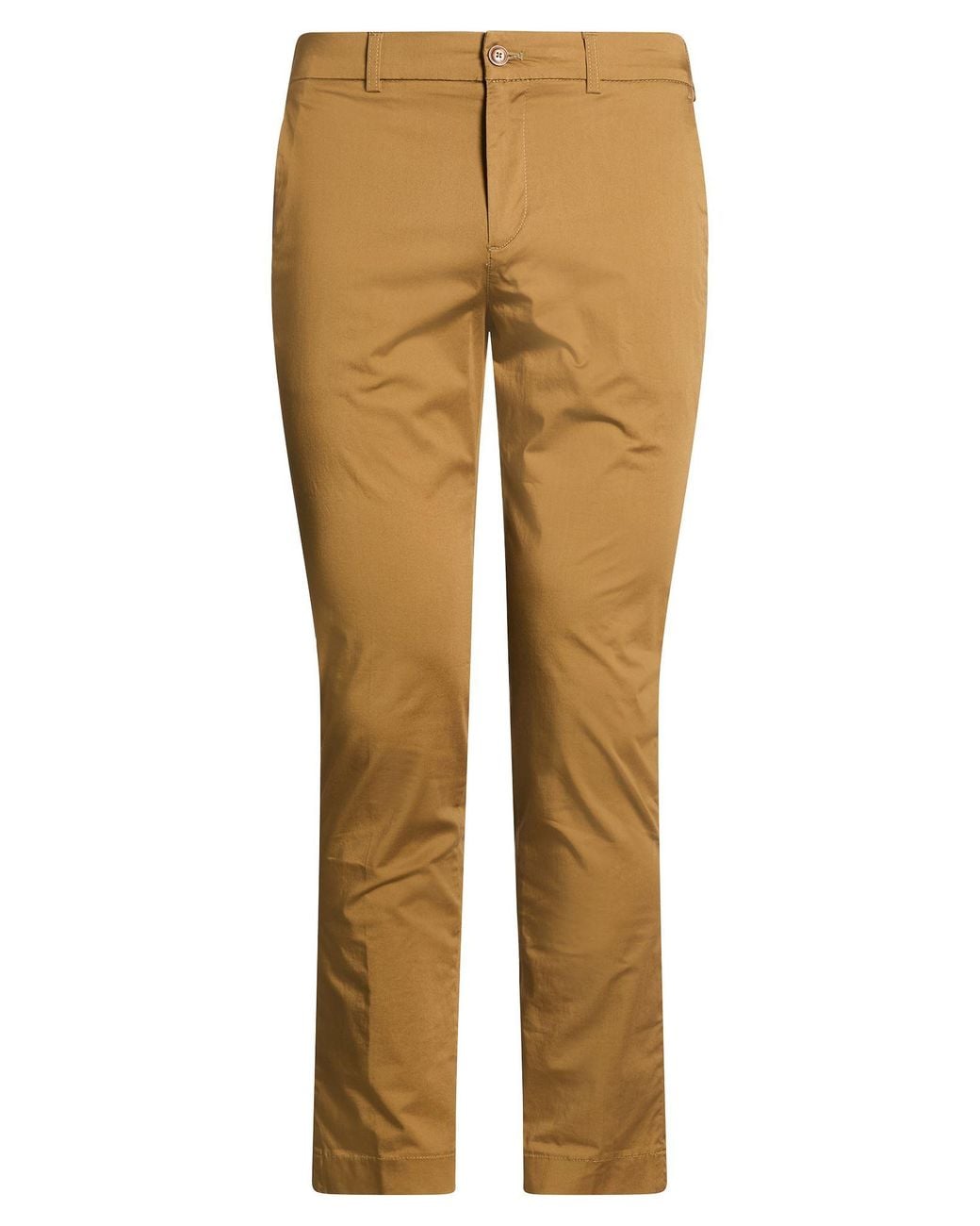 Cruna Natural Khaki Pants Cotton, Elastane for men