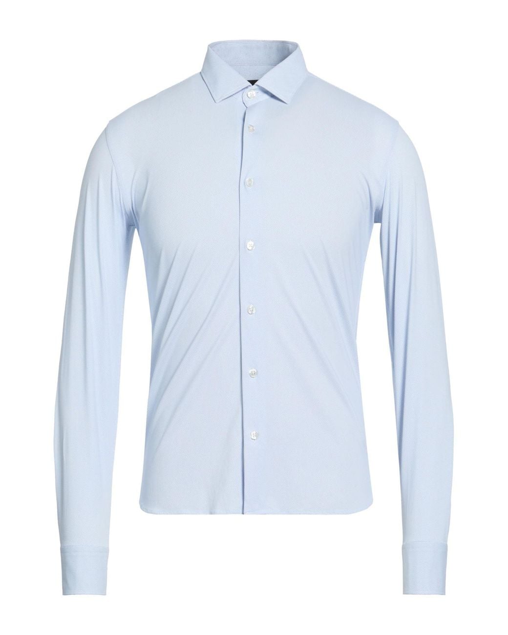 Rrd Blue Shirt Polyamide, Elastane for men