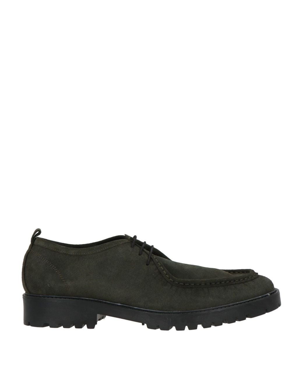 Andrea Ventura Firenze Black Dark Lace-Up Shoes Leather for men