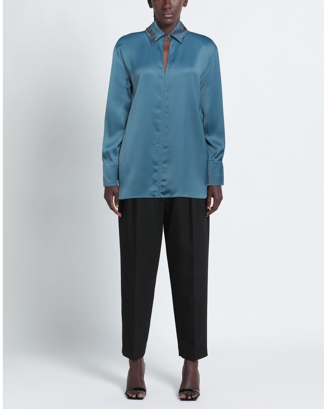 Agnona Blue Top
