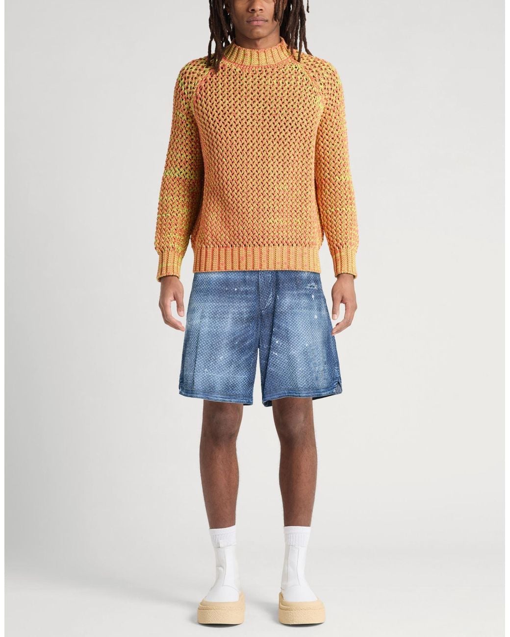 DSquared² Blue Denim Shorts for men