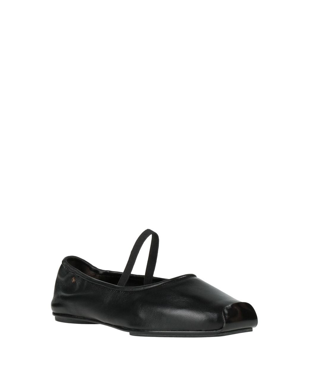 Tory Burch Black Ballet Flats Leather