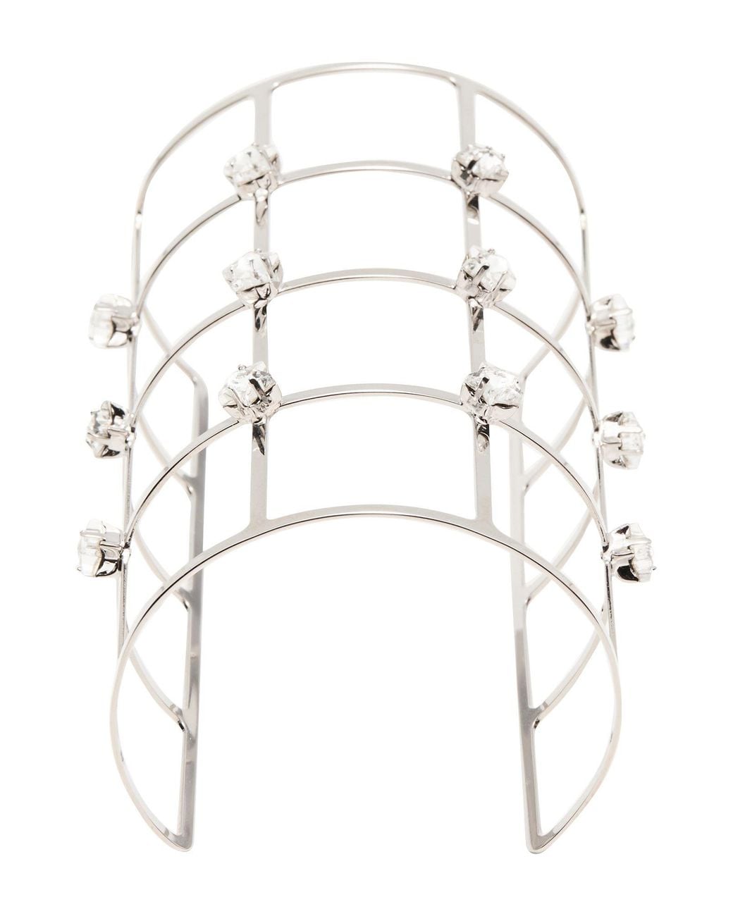 Emporio Armani White Bracelet Brass, Crystal