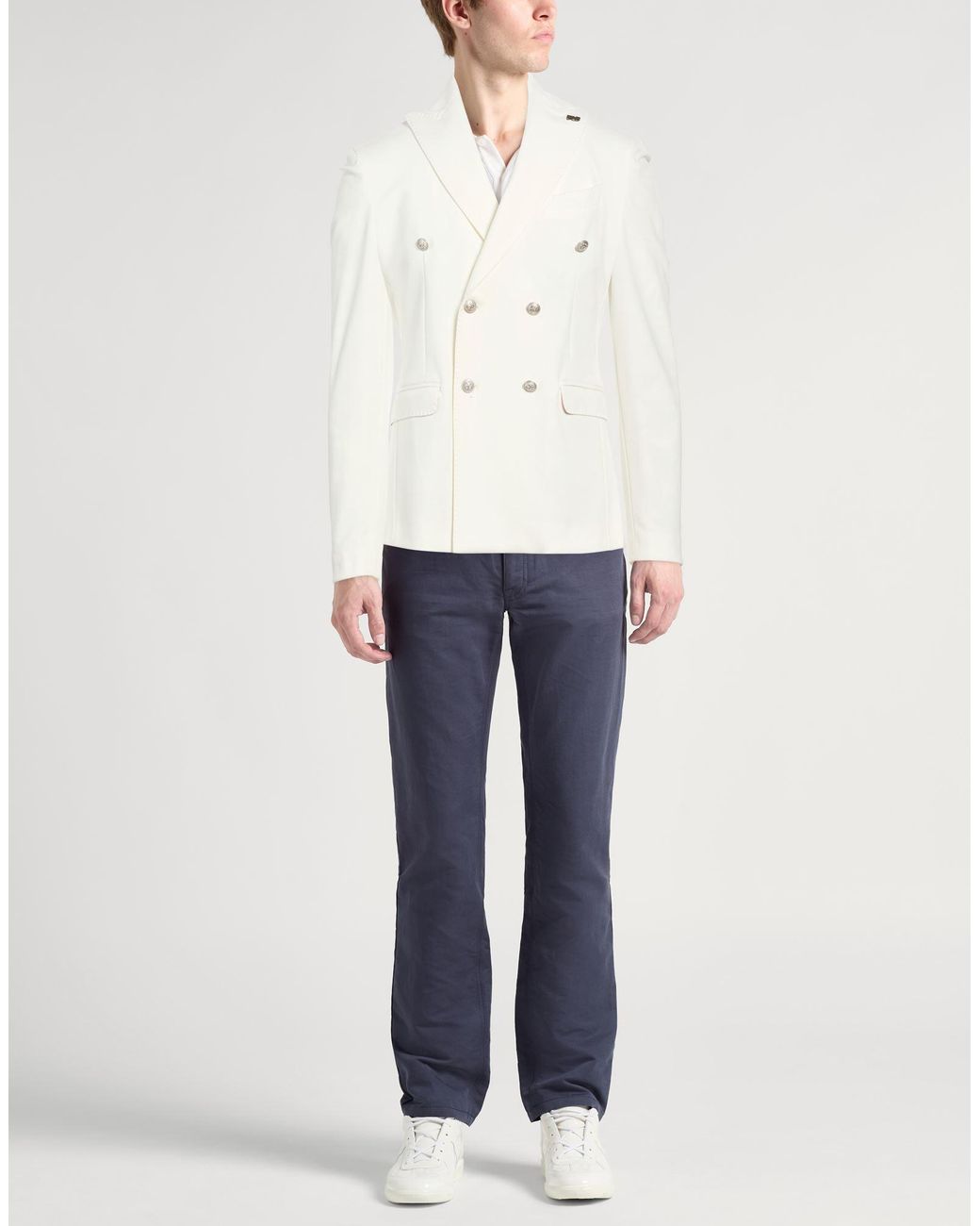 Bob White Blazer Cotton, Polyamide, Elastane for men