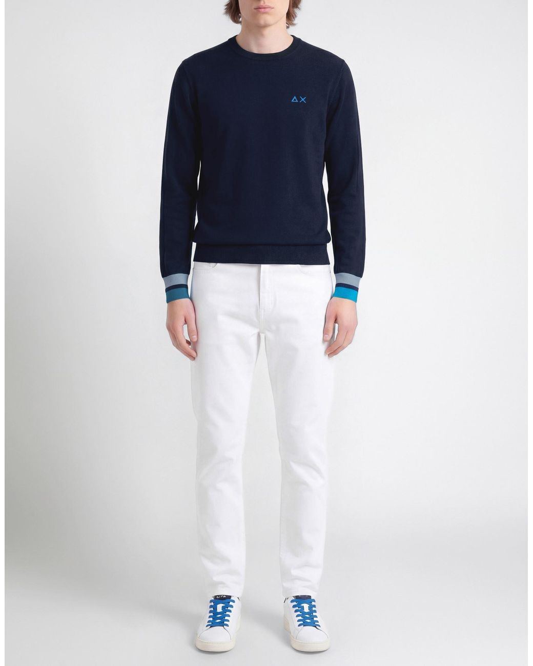 Sun 68 Blue Jumper for men