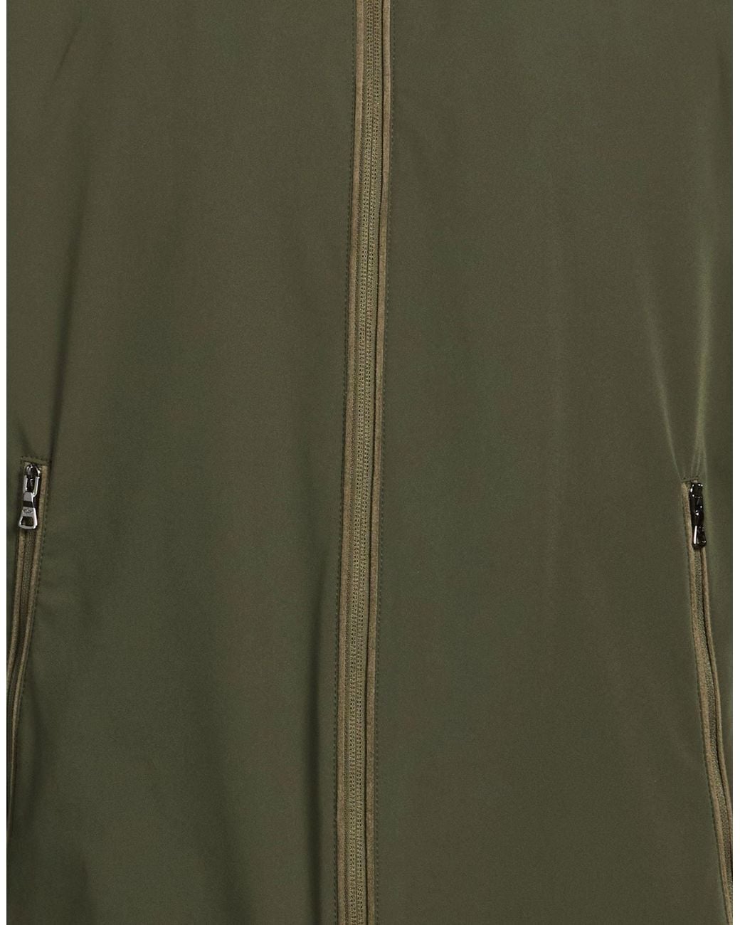 Paul & Shark Green Military Jacket Polyester, Elastane for men