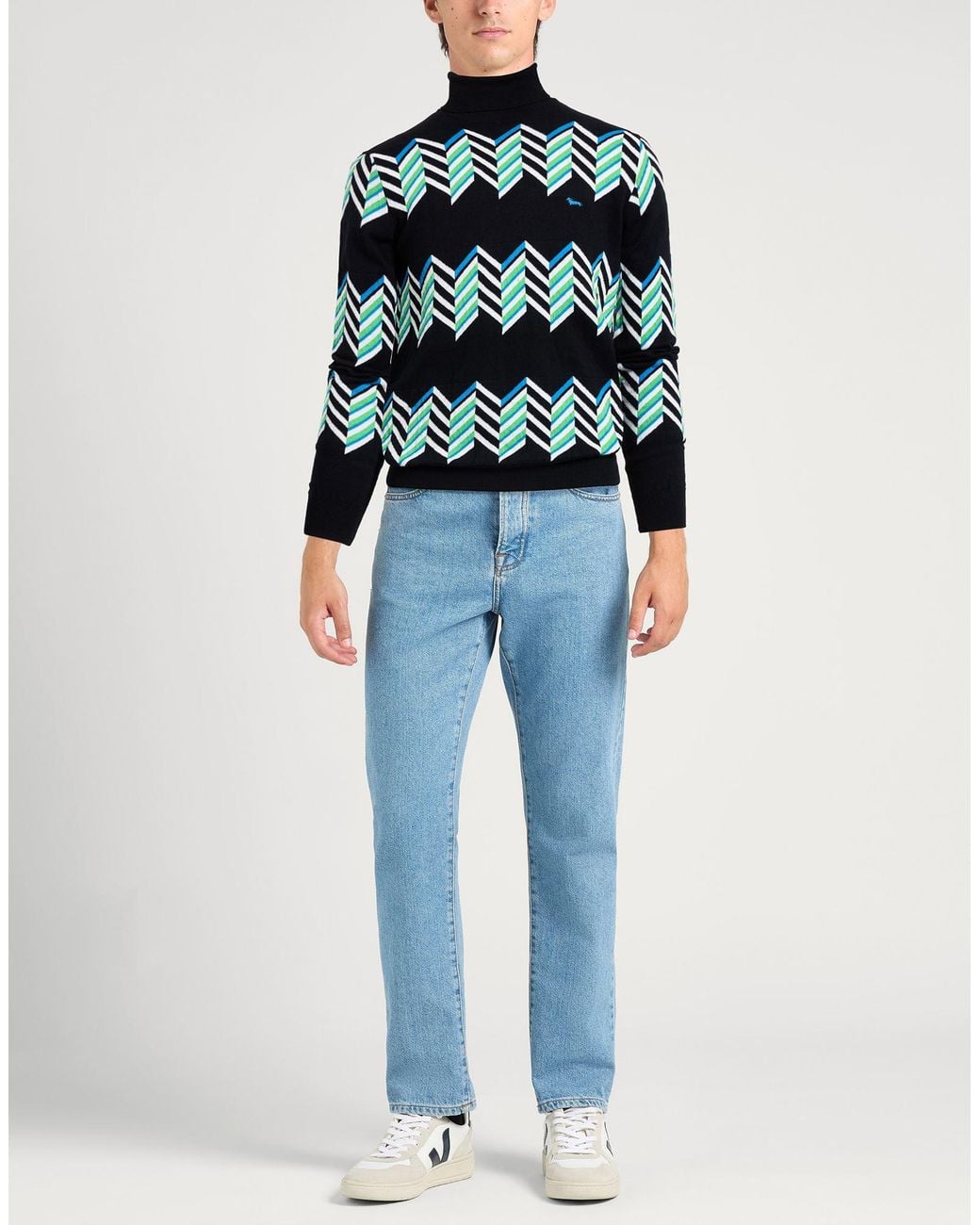 Harmont & Blaine Blue Turtleneck for men