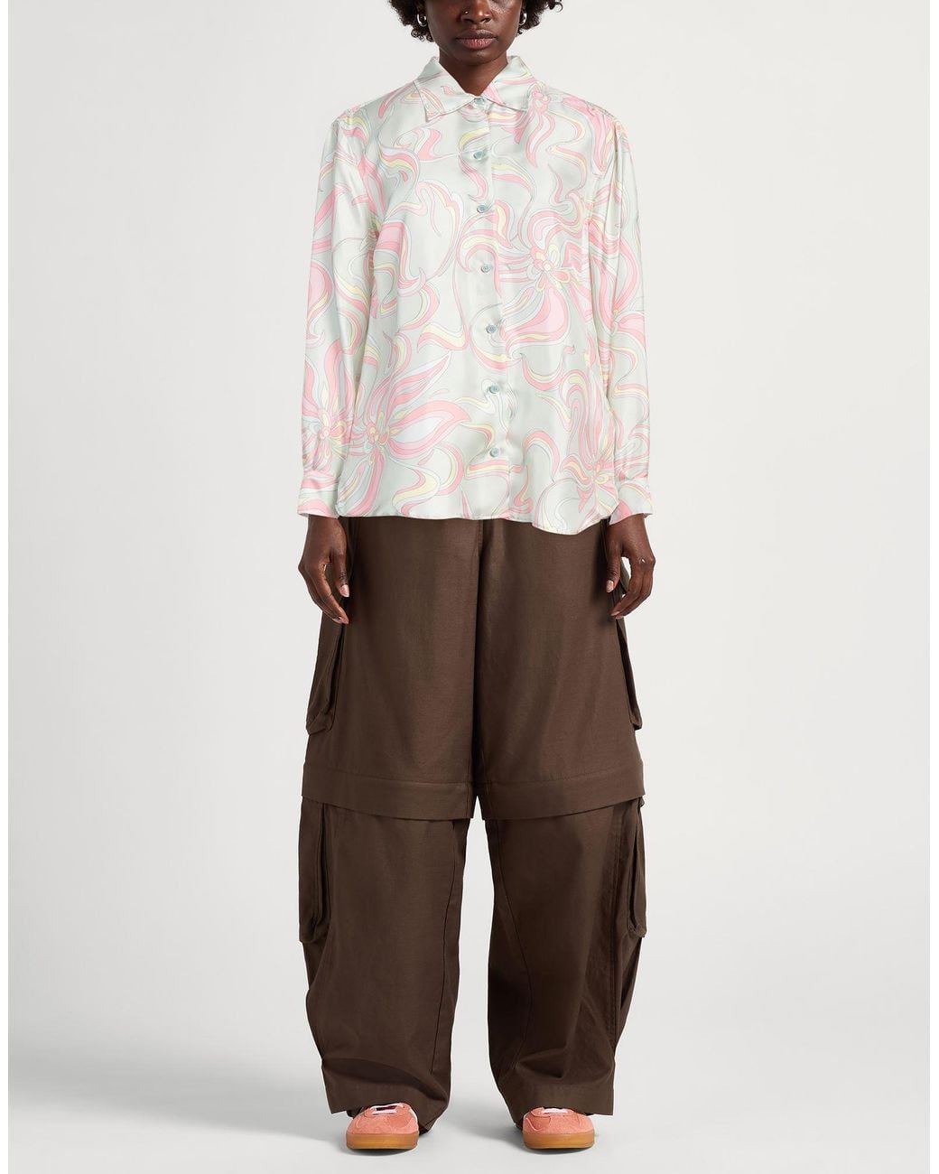 Maliparmi White Shirt Silk