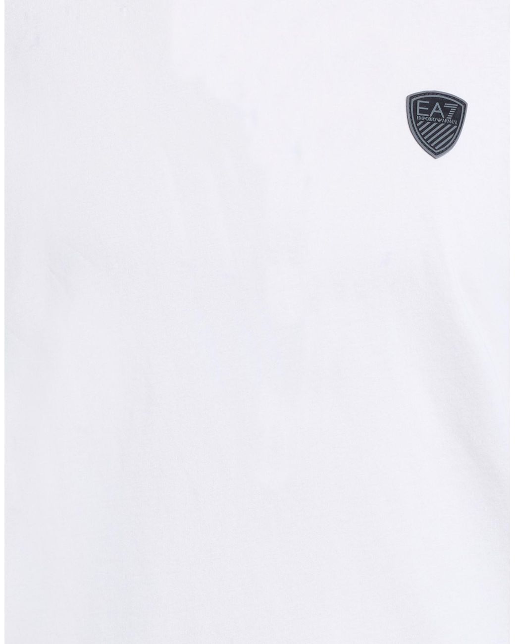 EA7 White T-Shirts for men