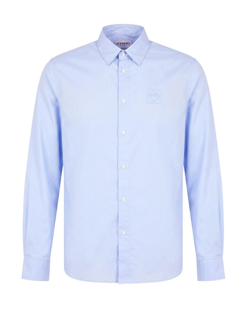 Iceberg Blue Light Shirt Cotton for men