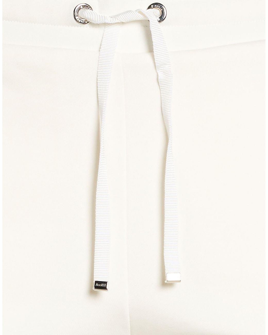 Moorer White Pants Cotton