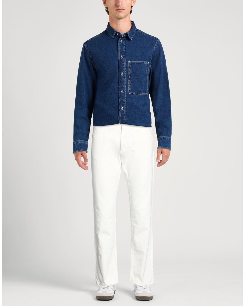 Grifoni White Jeans Cotton for men