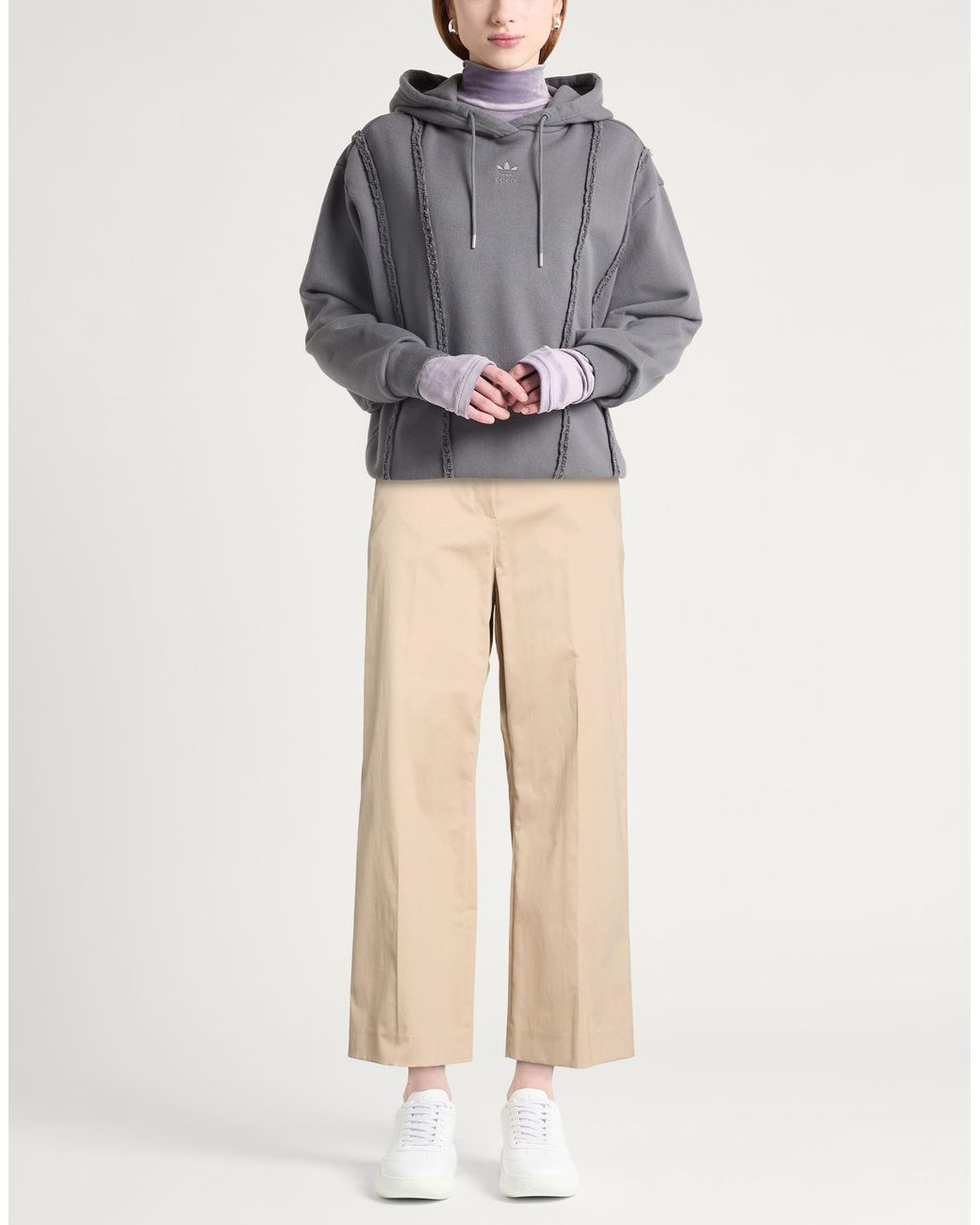 Weekend by Maxmara Natural Sand Pants Cotton, Elastane