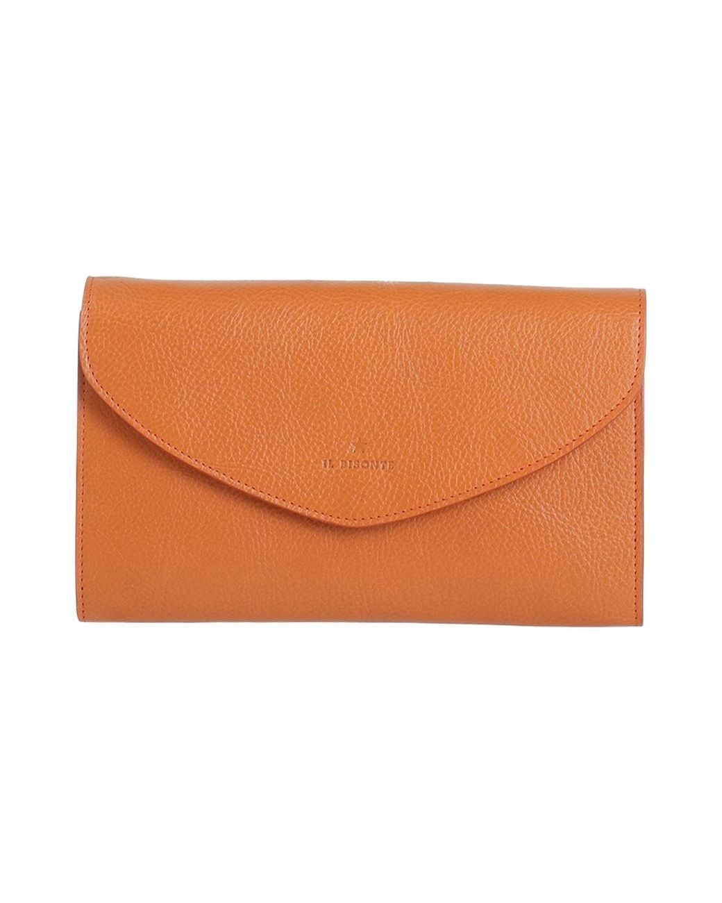 Il Bisonte Orange Handbag