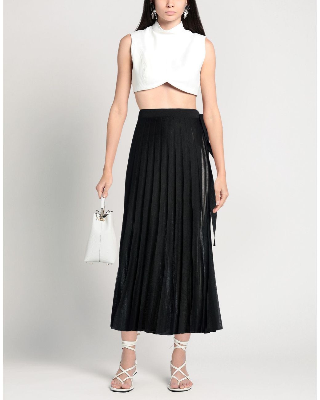 Jupe Longue REMAIN Birger Christensen en coloris Black