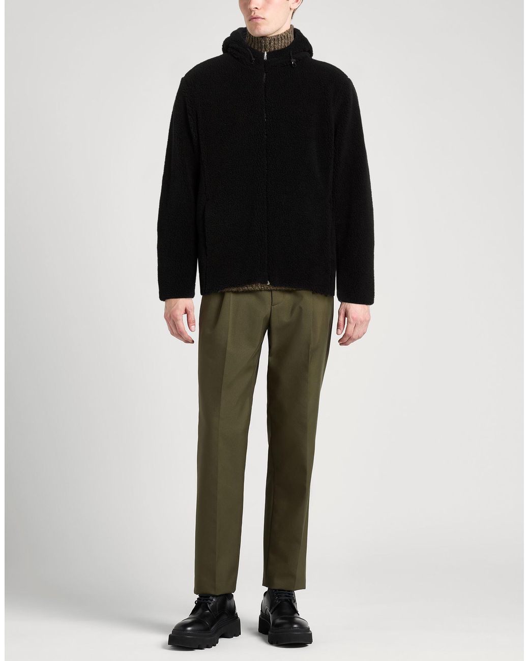 Herno Black Shearling & Teddy for men