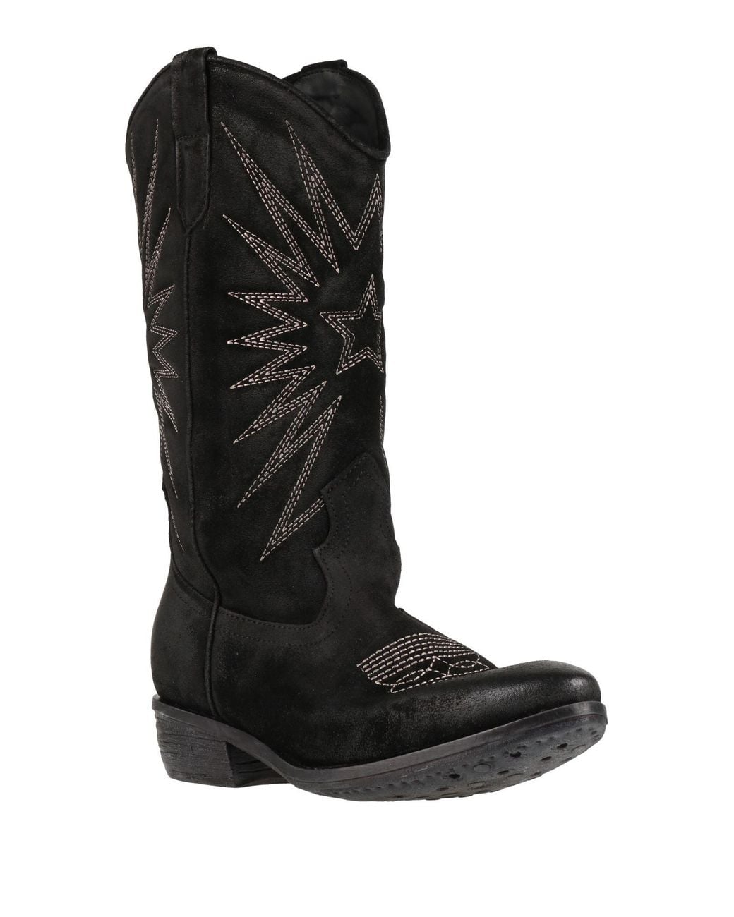 EDITORIAL CLOTHING Black Boot Leather