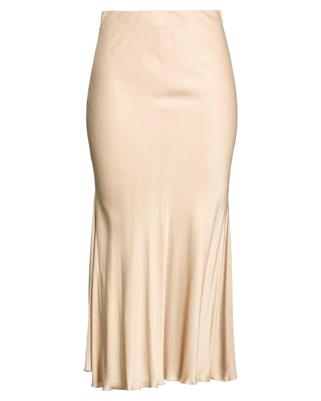 ERMANNO FIRENZE Natural Midi Skirt