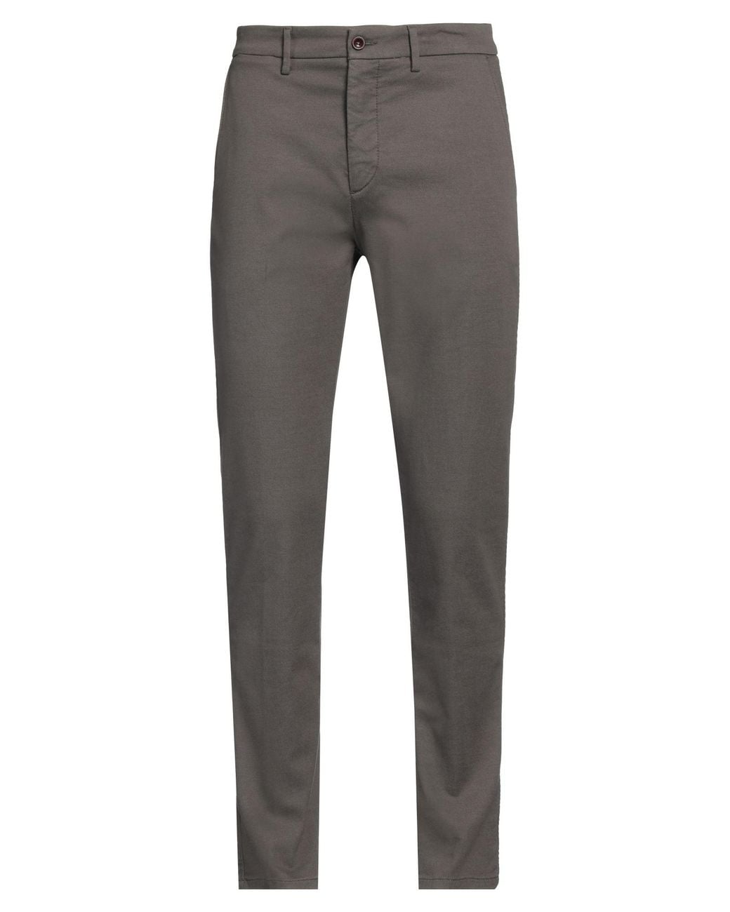 Harmont & Blaine Gray Pants Cotton, Metallic Polyester, Lycra for men