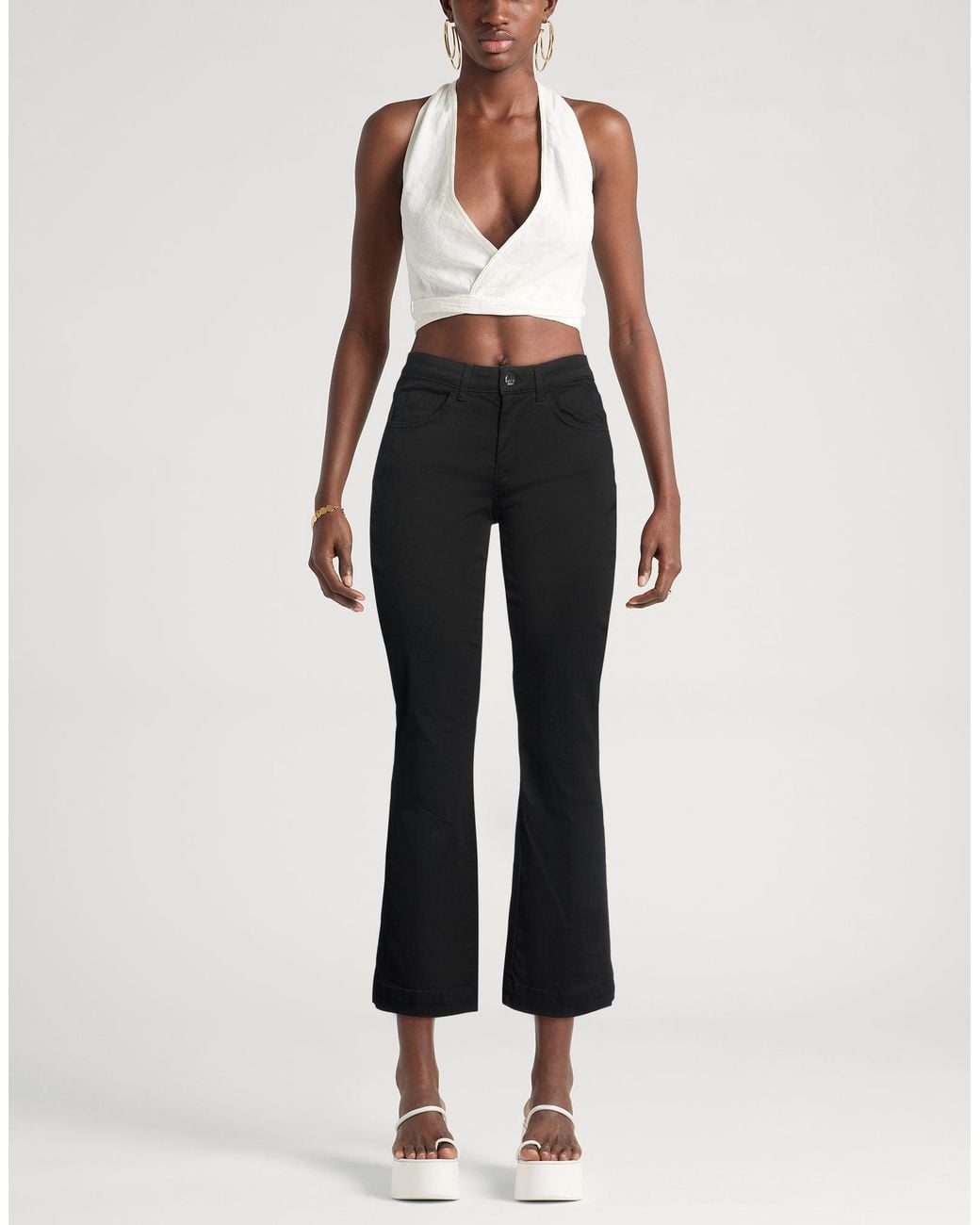 Kaos Black Jeans Cotton, Polyester, Elastane
