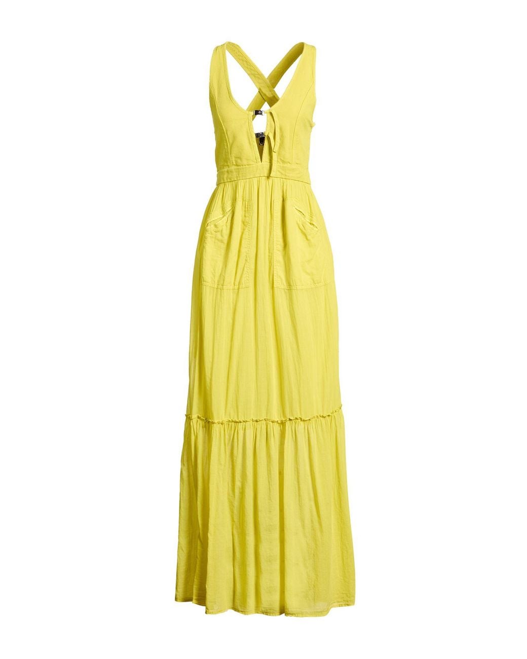 Pinko Yellow Maxi Dresses