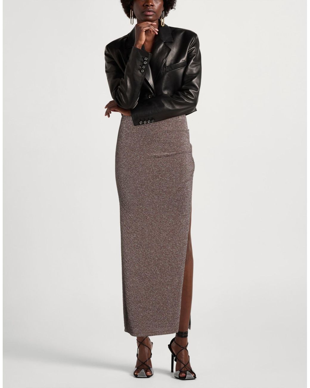 Kaos Brown Maxi Skirt