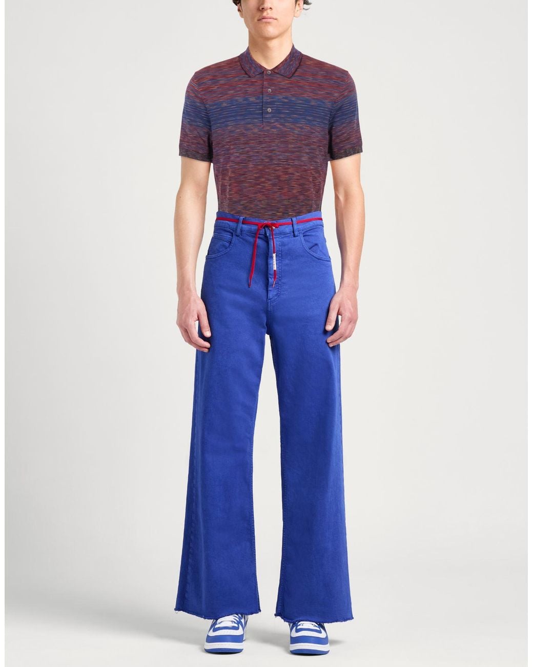 Missoni Purple Polo Shirt for men