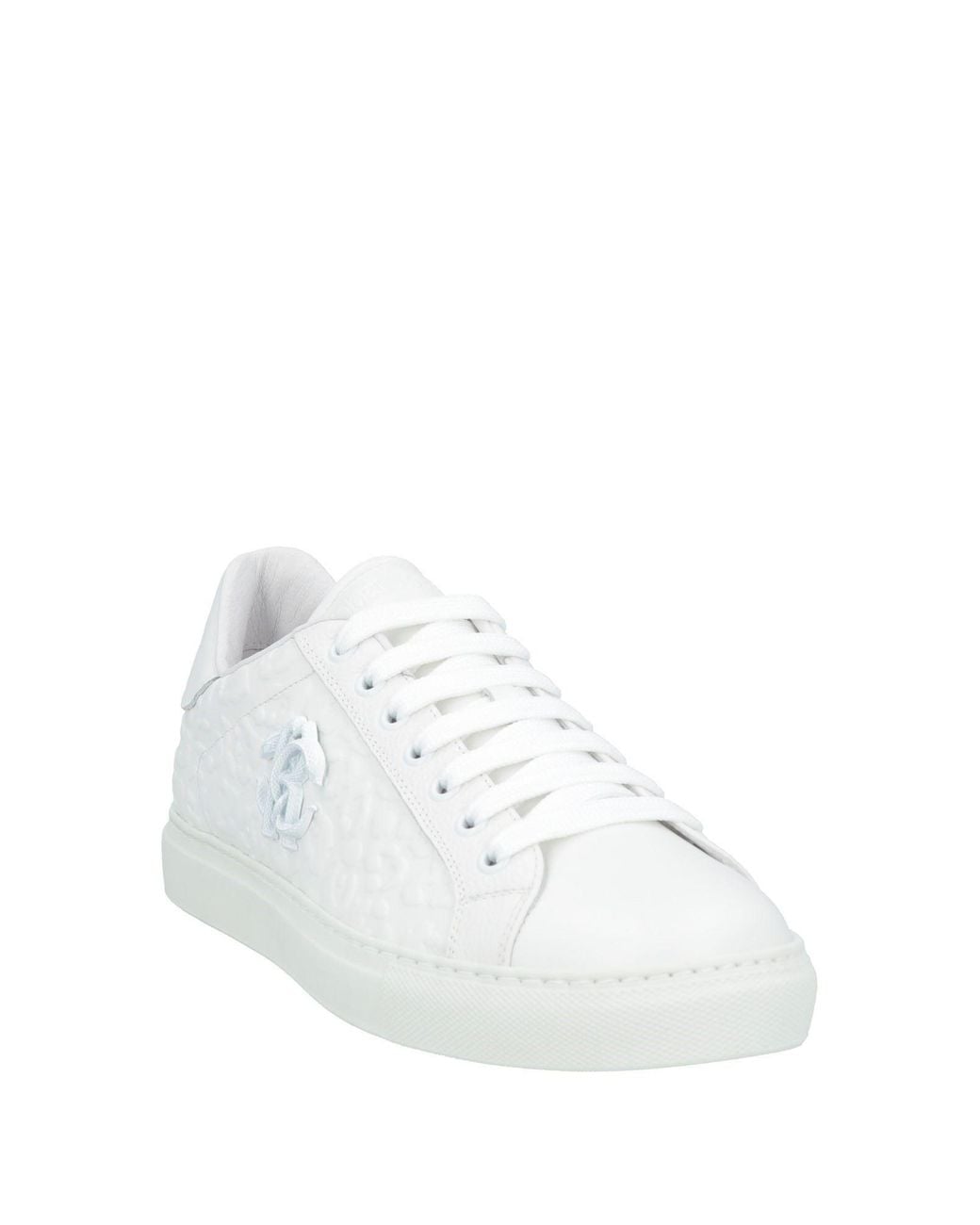 Roberto Cavalli White Sneakers Leather for men