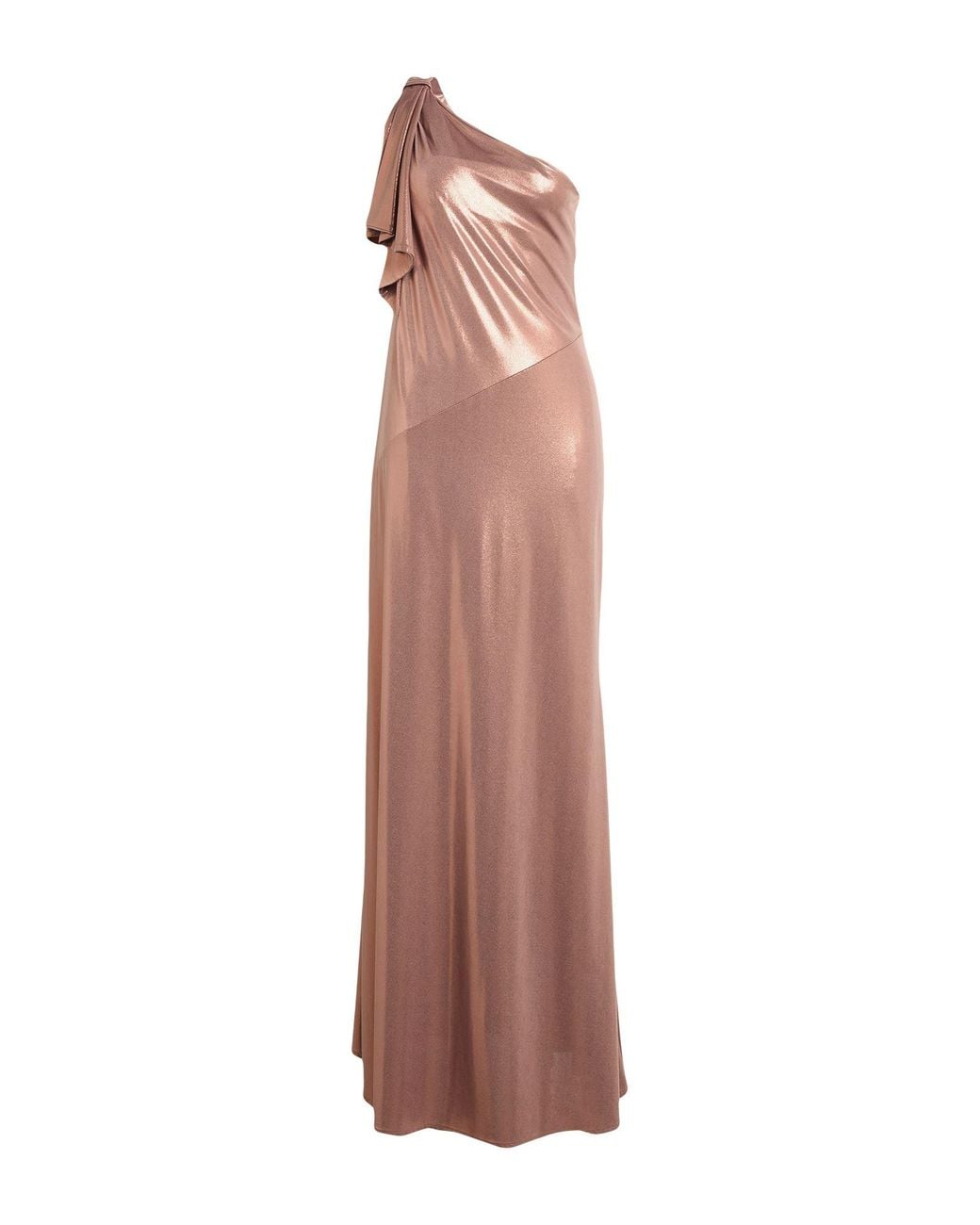 Siste's Metallic Maxi Dress Polyester, Elastane